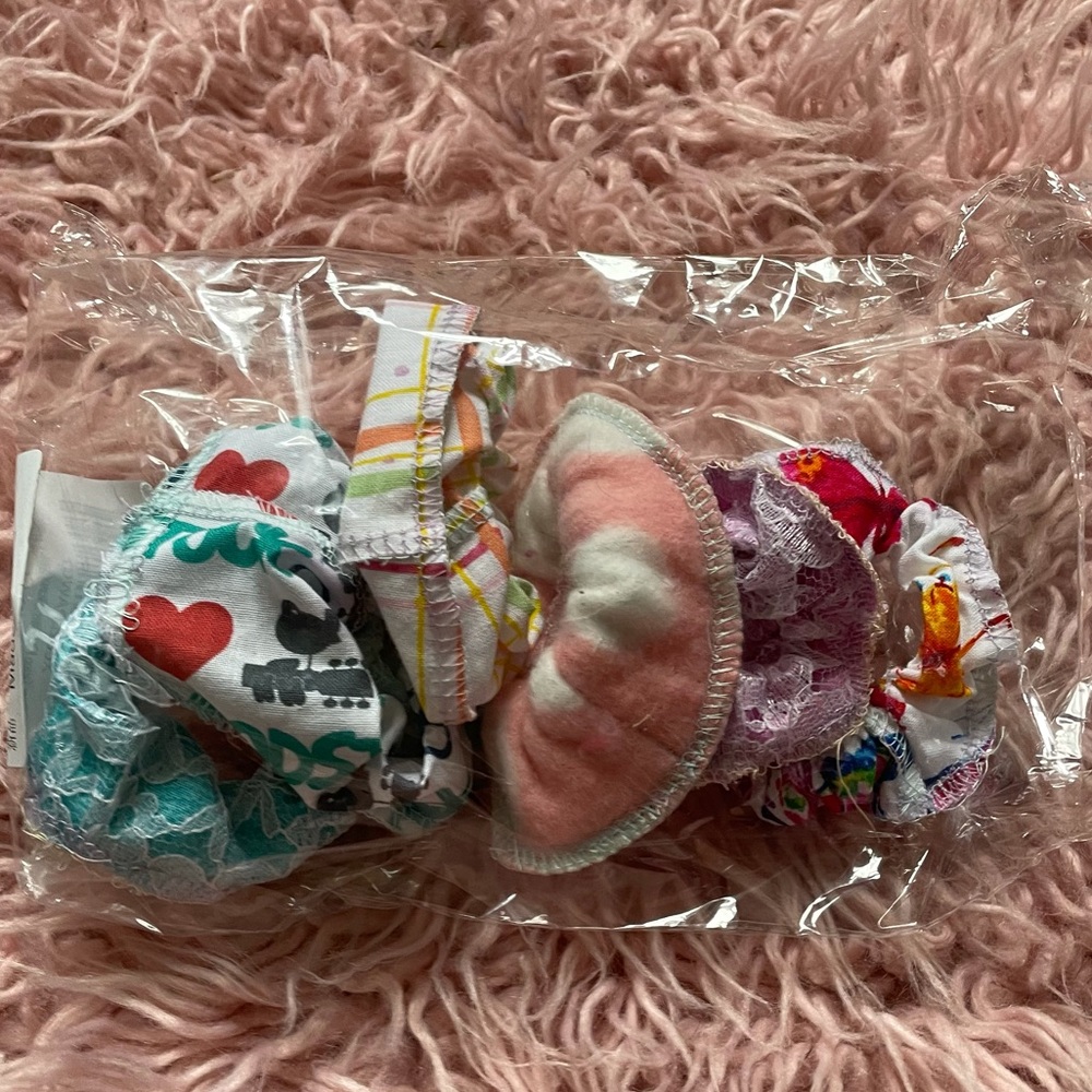 Handmade scrunchie set
